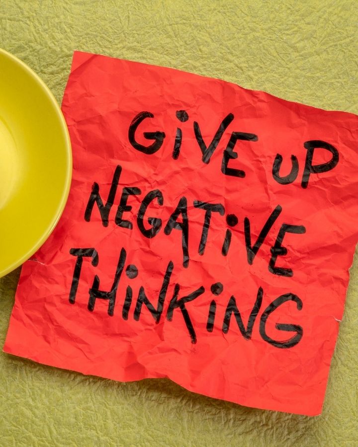 Ways to stop thinking negative thoughts